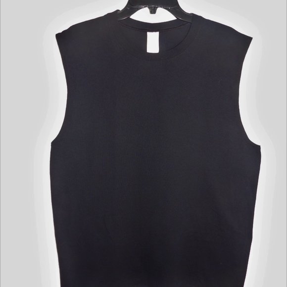 Men's Black Biker Tank Top / "The Brotherhood of Misfits" - Picture 3 of 6